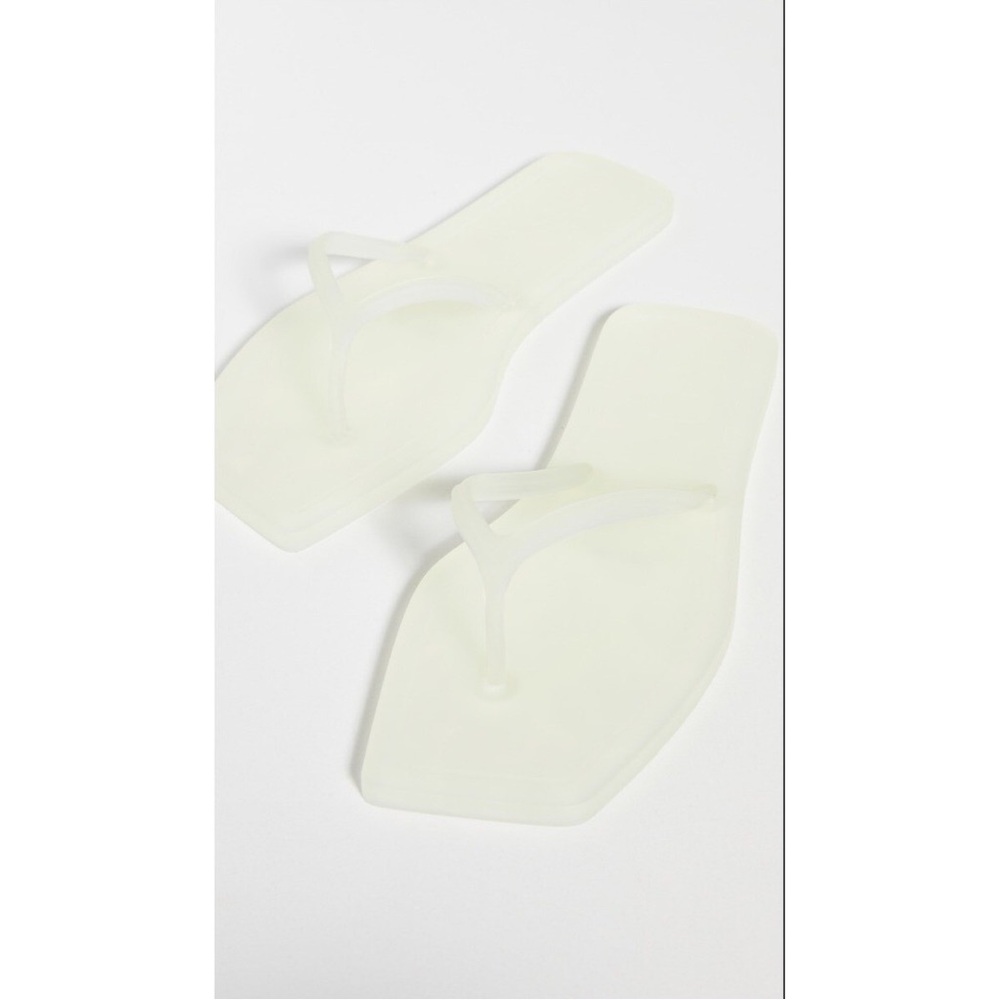 Veronica Beard Analee Sandals Clear Size 37 7 Like New with Box